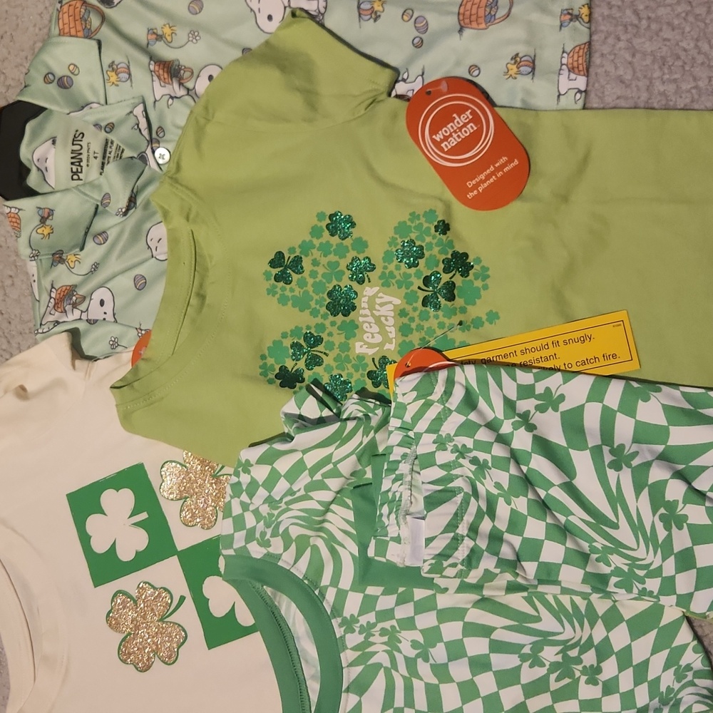 Brand New, Girl Toddler Easte, St. Patrick's Day Outfits 4T (4/5)